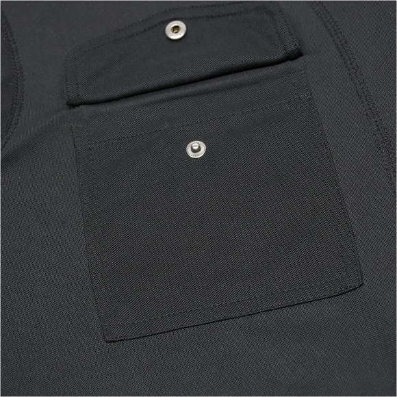 J LINDBERG Men's Jerry Slim Poly-Piqué Zip Up Black Jacket Size XL - Picture 10 of 10